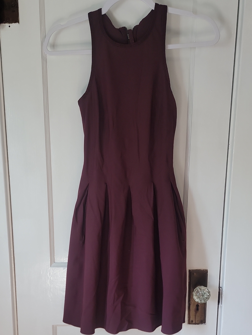lululemon athletica Sleeveless Dark Plum Fit & Flare Dress